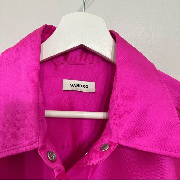 Sandro Effie Shirt Pink - Picture 5 of 12